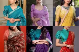 Read more about the article 30 Stylish Puff Sleeve Blouse Designs to Spice Up Your Saree Looks (2024)
