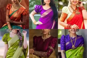 Read more about the article 32+ Simple to Heavy Puff Blouse Designs for Silk Sarees | Pattu Sarees
