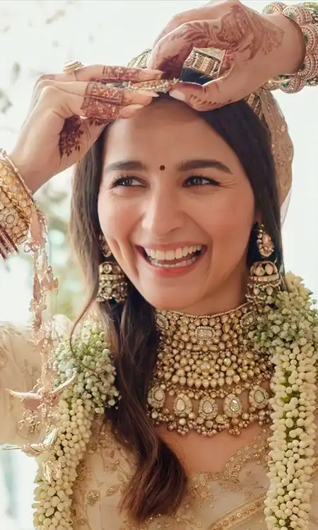 Alia Bhatt Wedding Earrings