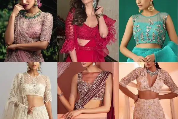 Net-saree-blouse-designs