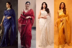 Read more about the article 10+ Ultimate Wedding Guest Saree Look and Style Ideas (2024)