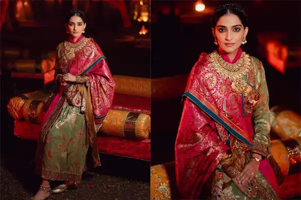 Read more about the article Sonam Kapoor Channels Royal Ladakhi Vibes in Stunning Traditional Attire
